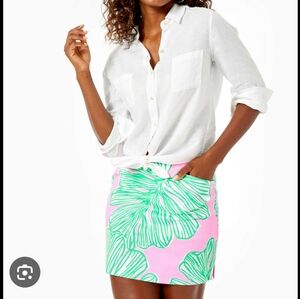 NWT Lilly Pulitzer Marigold Skort